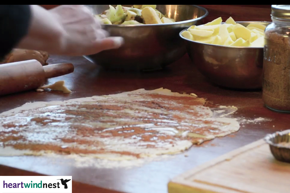 Making Cinnamon Pinwheel Swirls for Pie