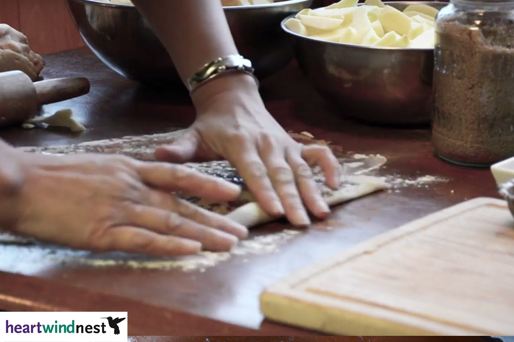 Rolling Cinnamon Pinwheel Swirls for Pie