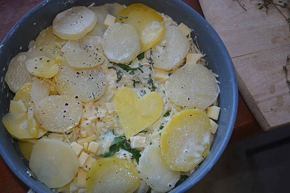 Bake Scallop Potaoes